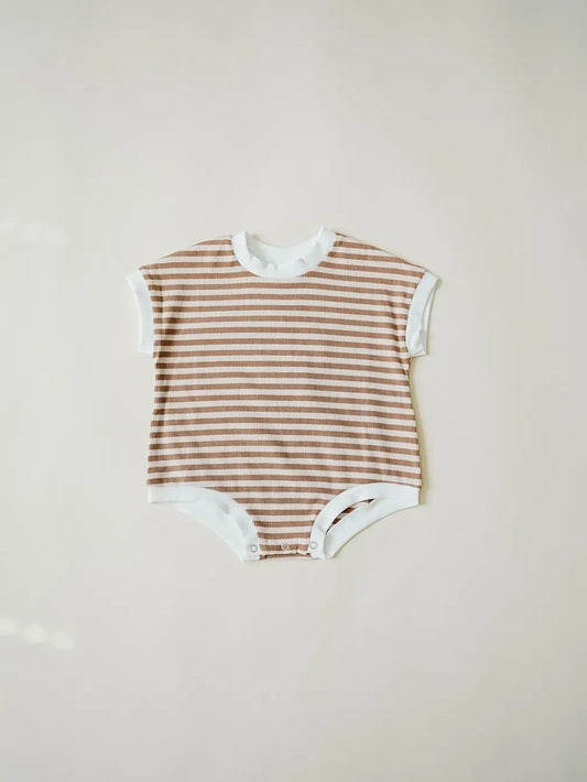 Oversized Honey stripe Romper