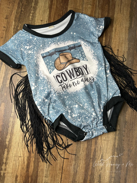 Country Fringe Romper