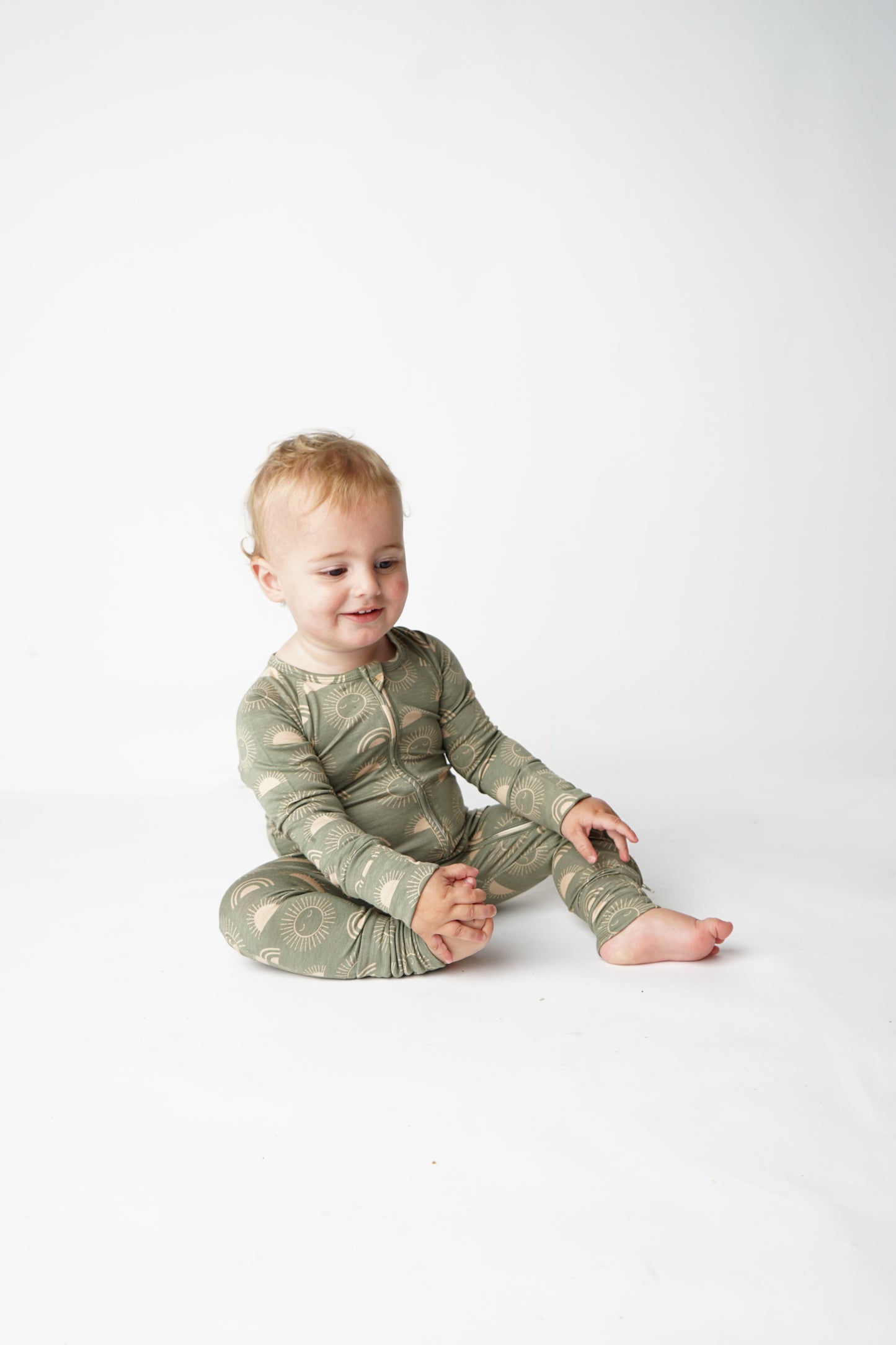 Celestial Sun Bamboo Convertible Footie Pajamas